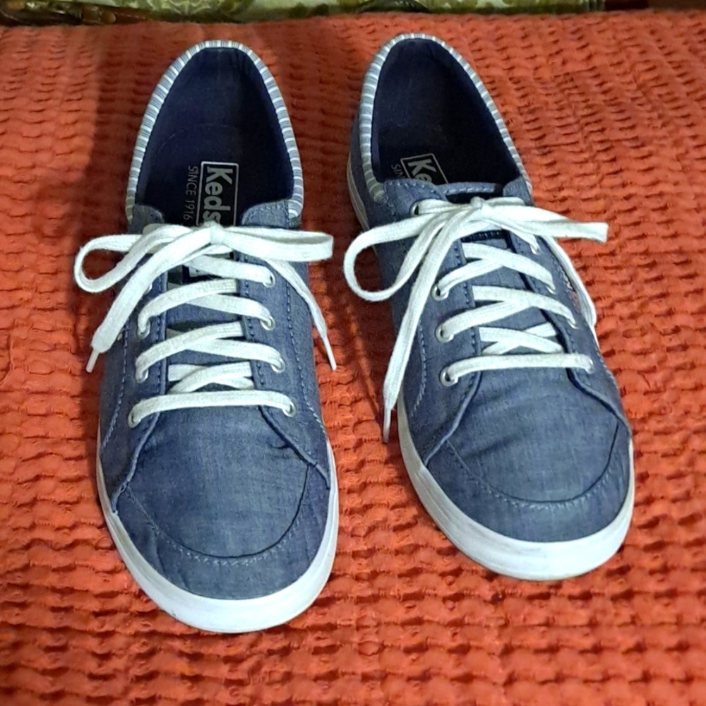 Women's Ked Chambry Blue Tennis Shoes